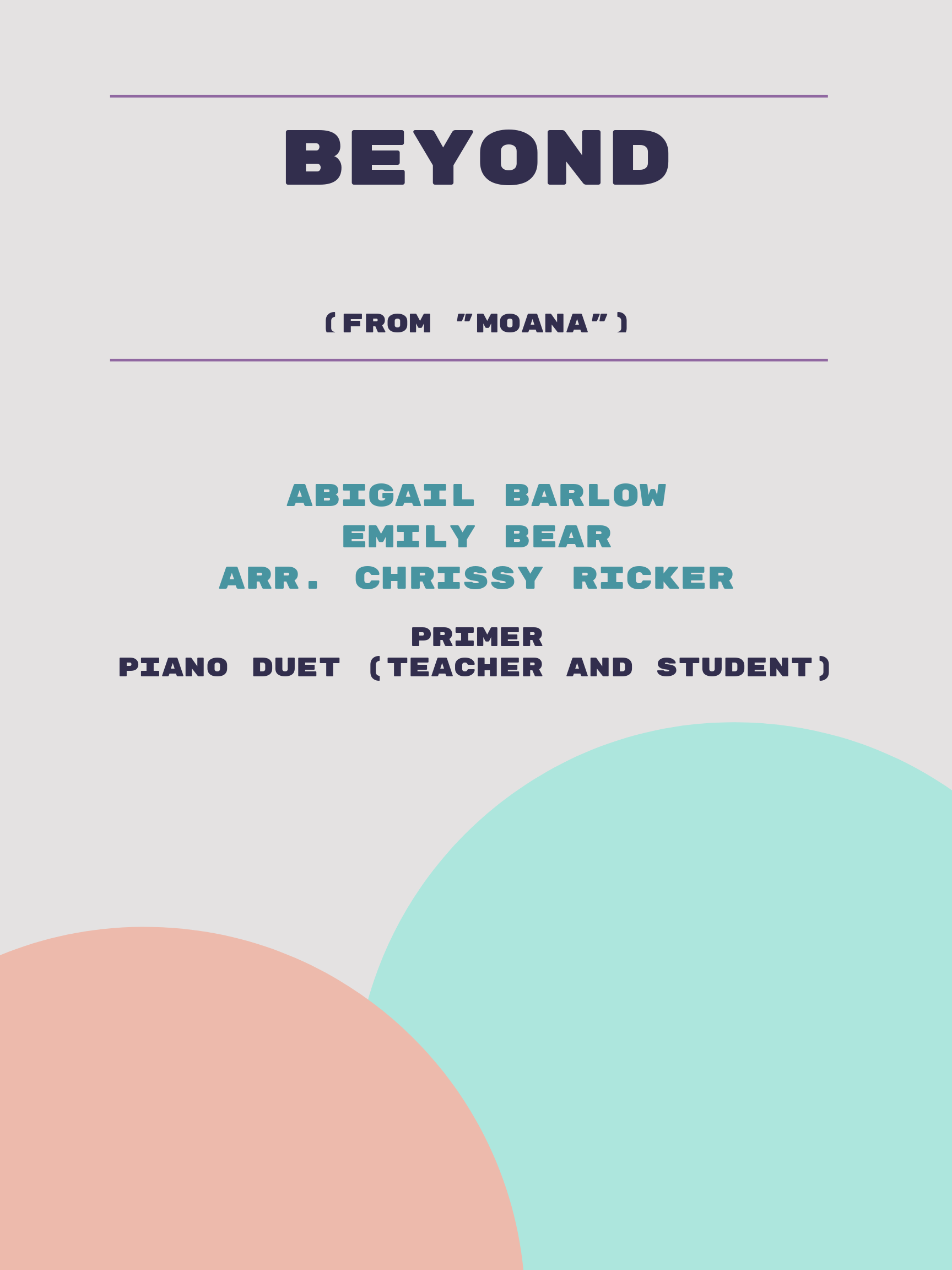 Beyond by Abigail Barlow, Emily Bear