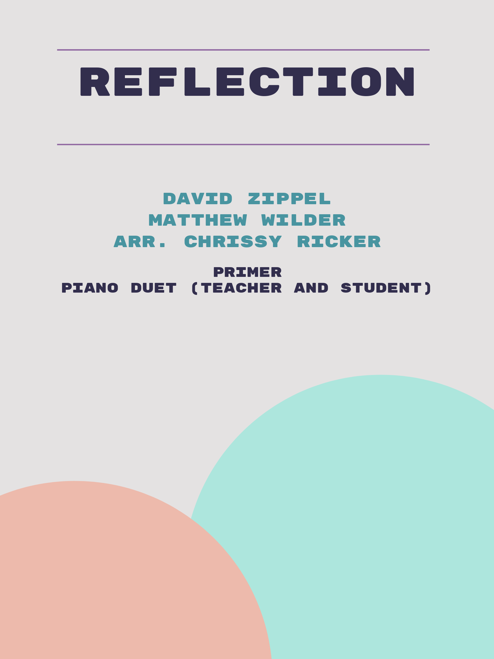 Reflection by David Zippel, Matthew Wilder