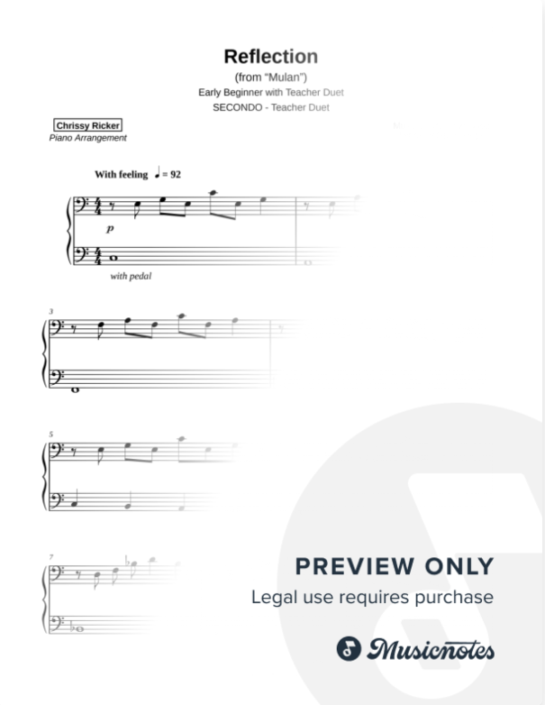 Reflection Sample Page