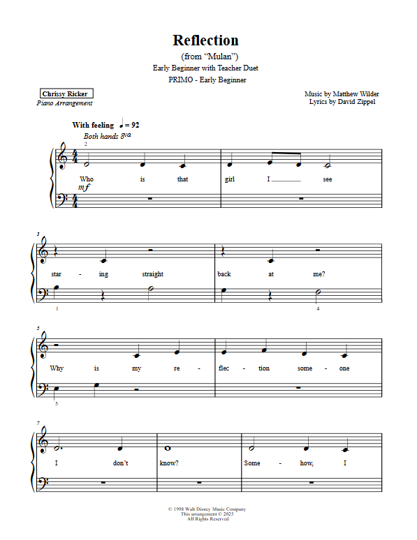 Reflection Sample Page