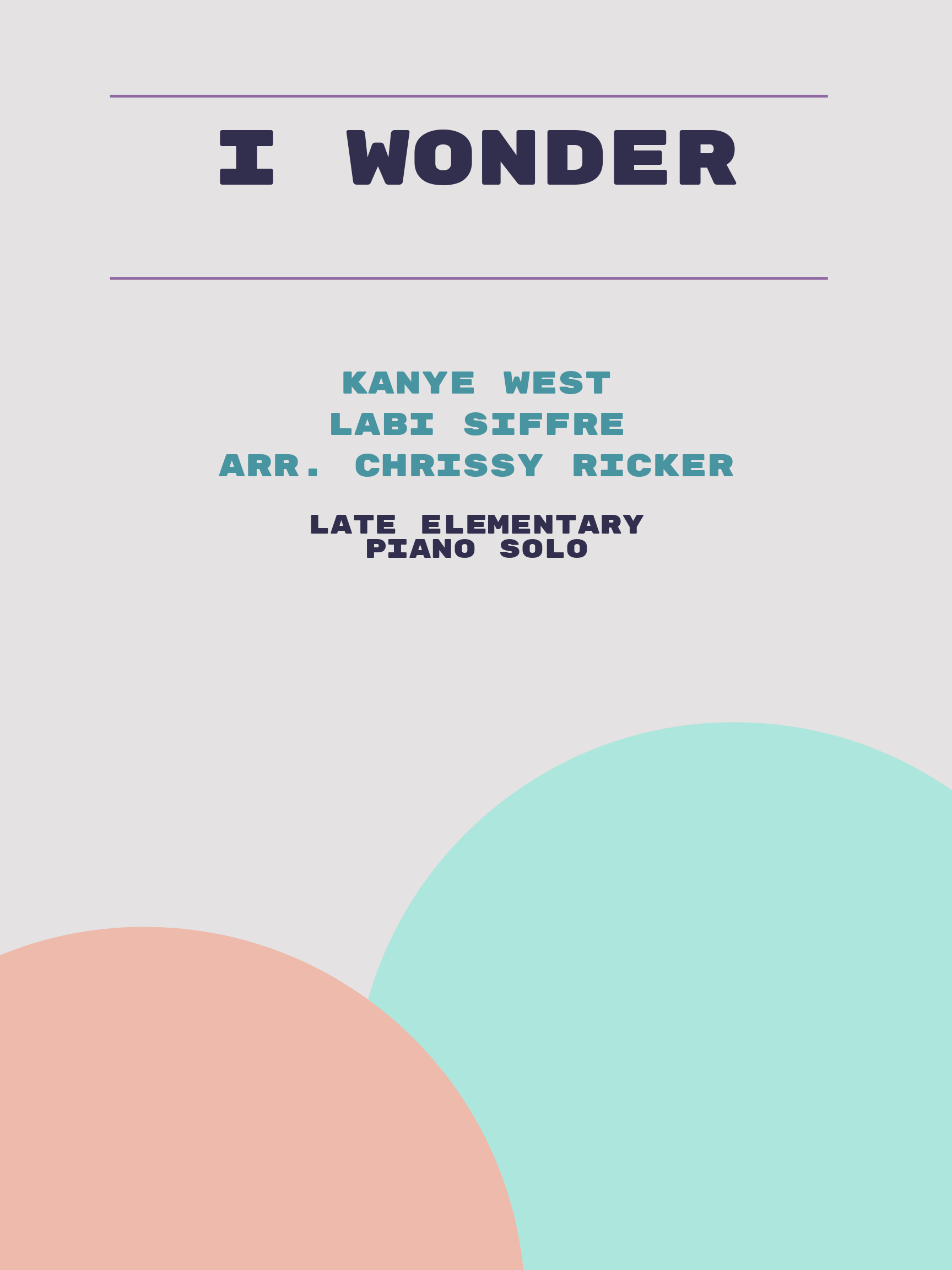 I Wonder by Kanye West, Labi Siffre