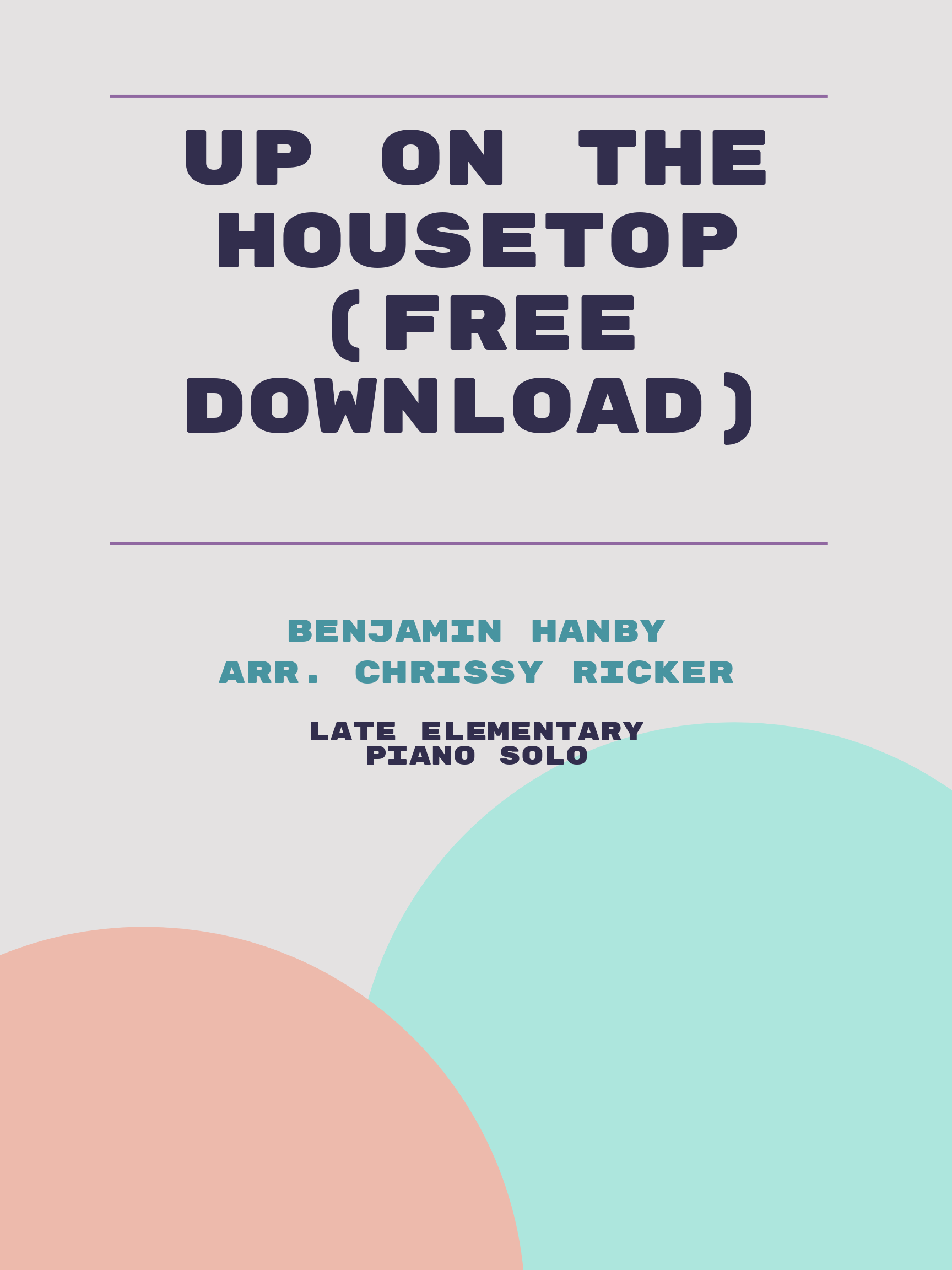 Up on the Housetop (free download) by Benjamin Hanby
