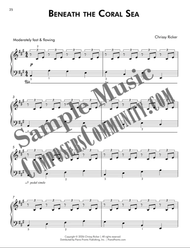 Beneath the Coral Sea Sample Page