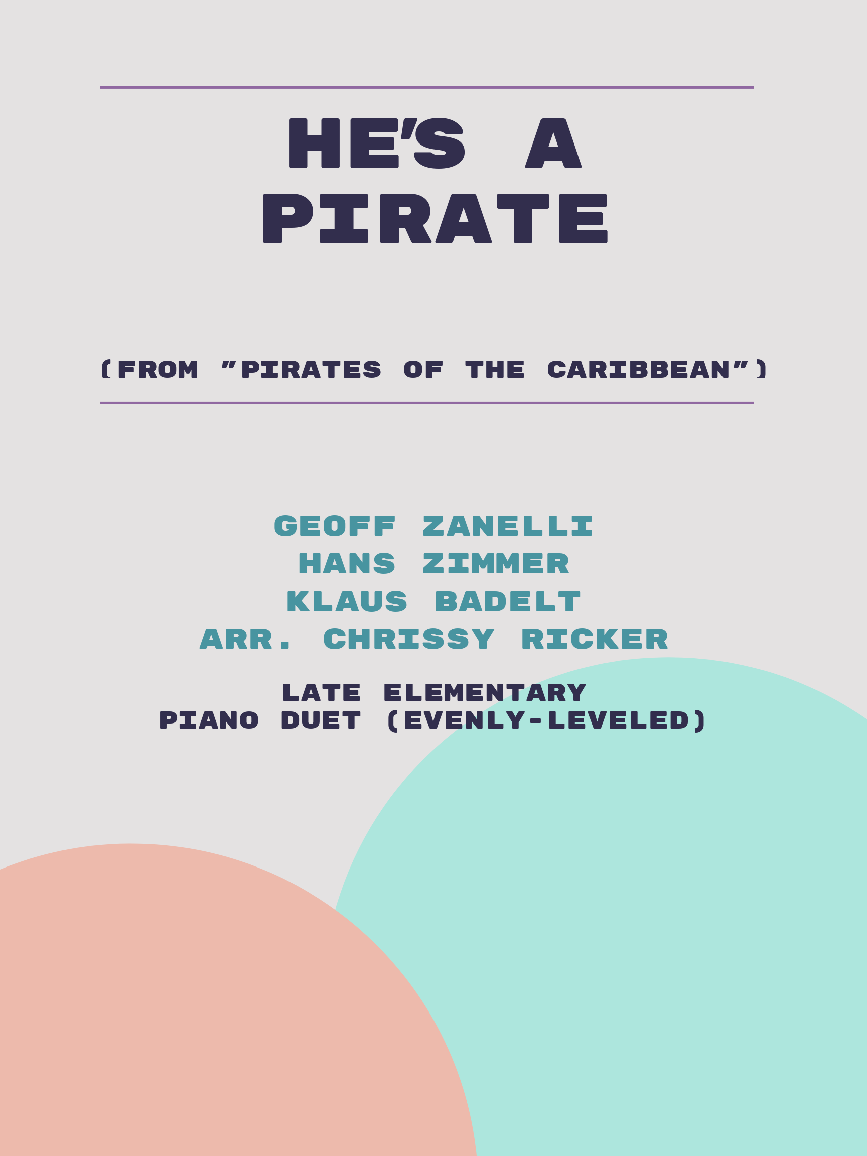 He's a Pirate by Geoff Zanelli, Hans Zimmer, Klaus Badelt