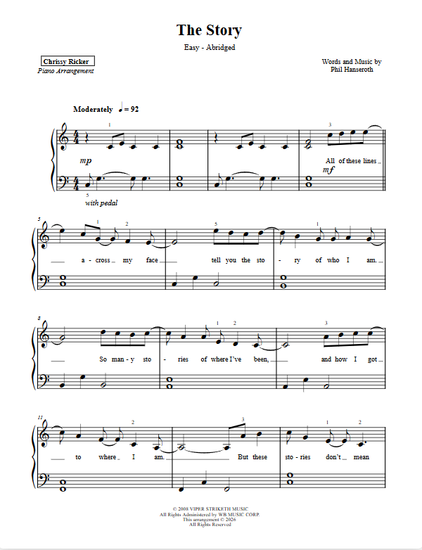 The Story Sample Page