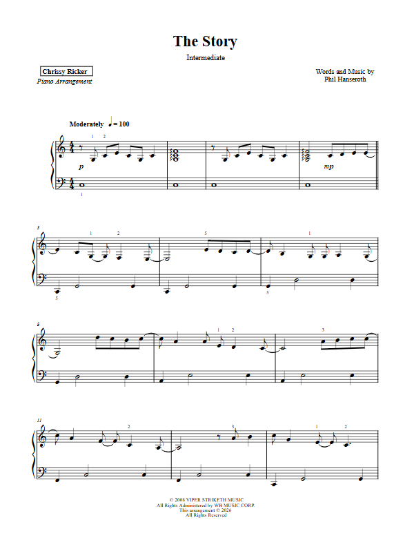 The Story Sample Page