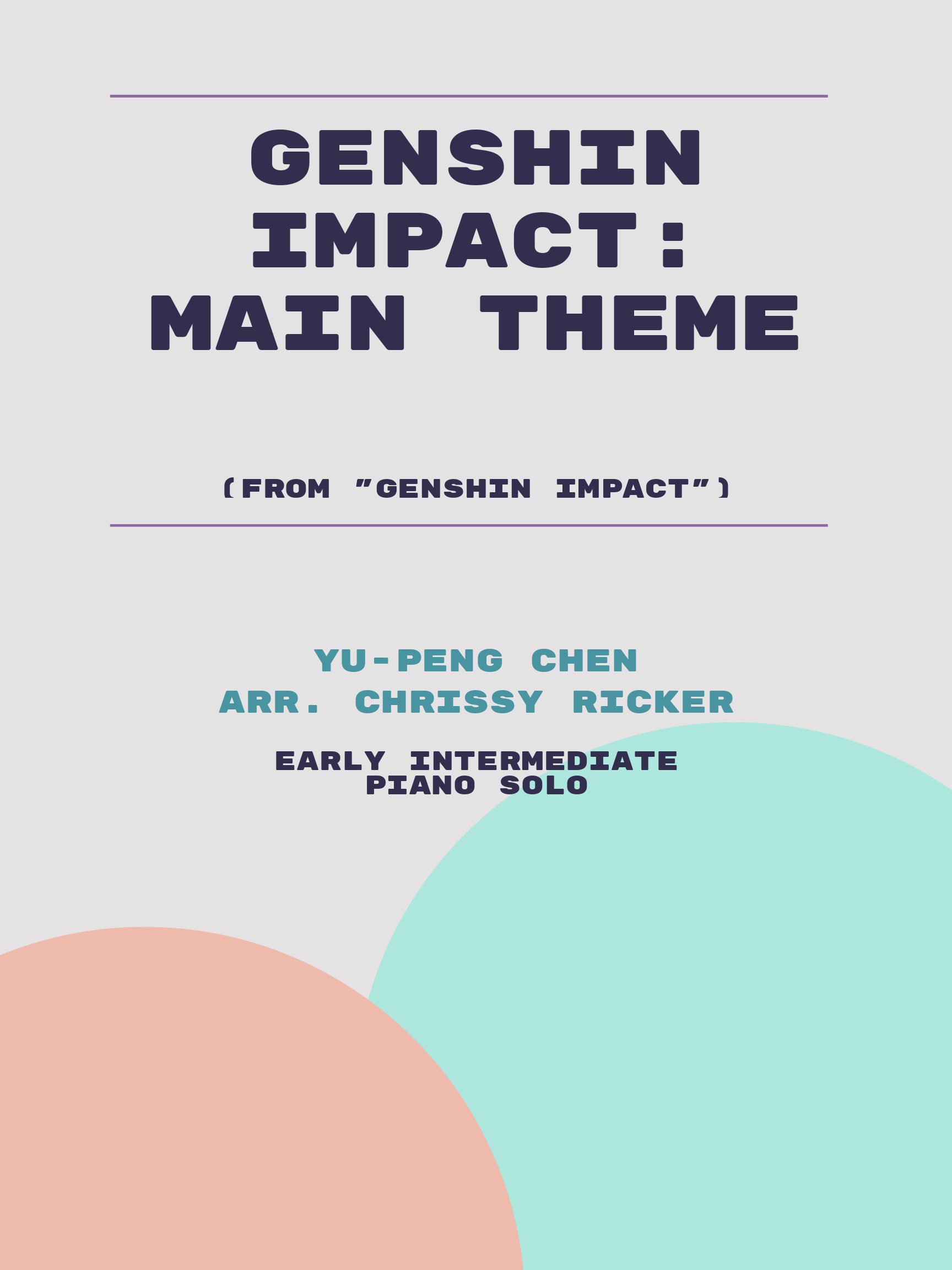 Genshin Impact: Main Theme by Yu-Peng Chen