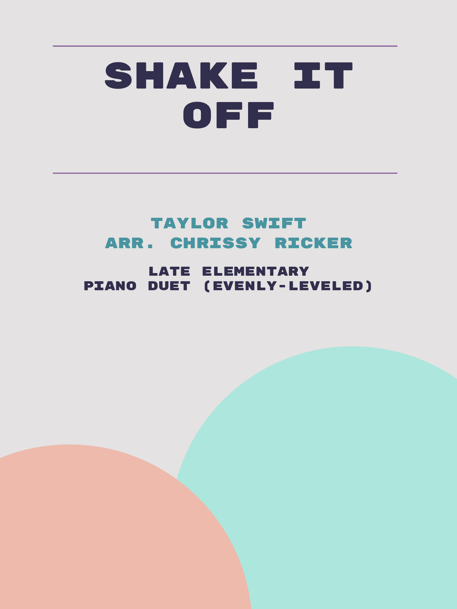 Shake It Off by Taylor Swift